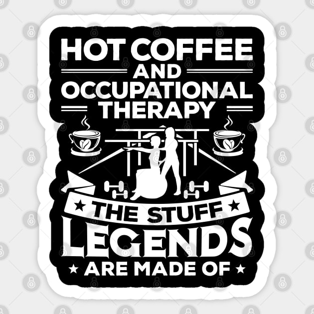 Occupational Therapy Occupational Therapist Sticker by Krautshirts